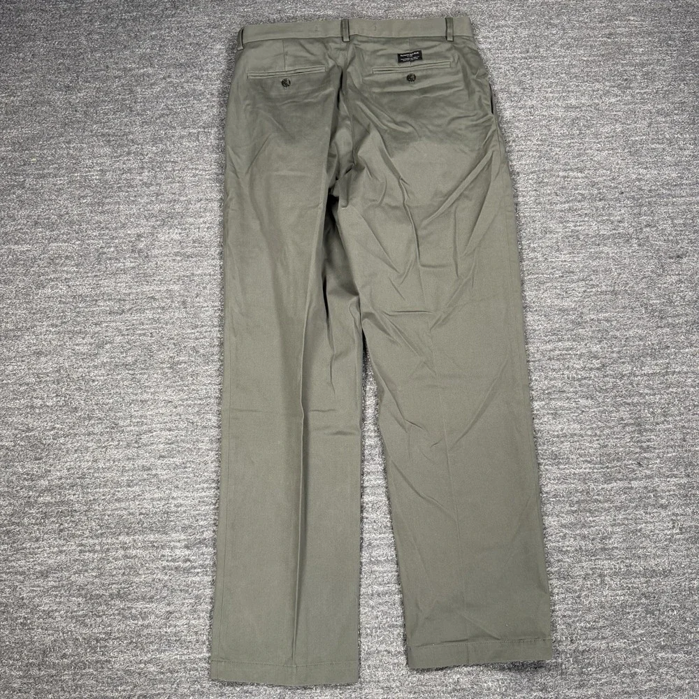 Banana Republic Smithfield Pants Men 32X32 Rapid Movement Chino Relaxed Pleated